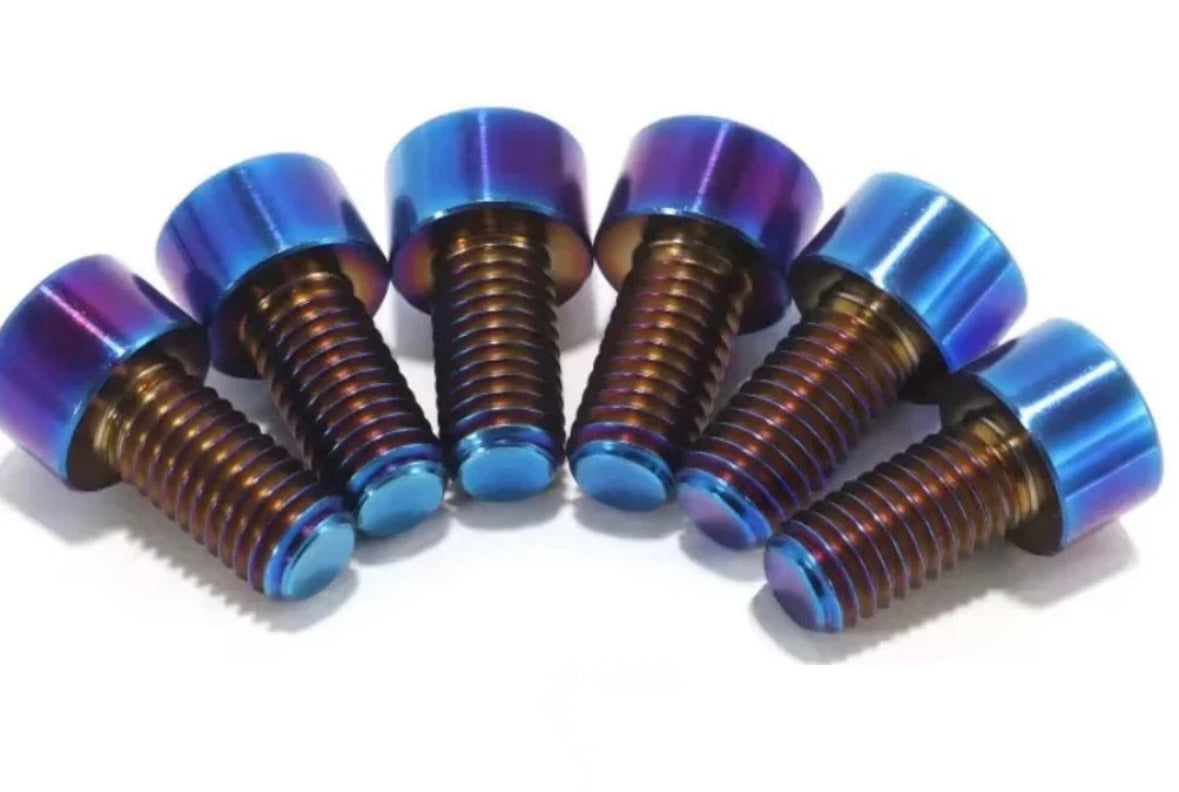 4 titanium, direct mount bolts￼