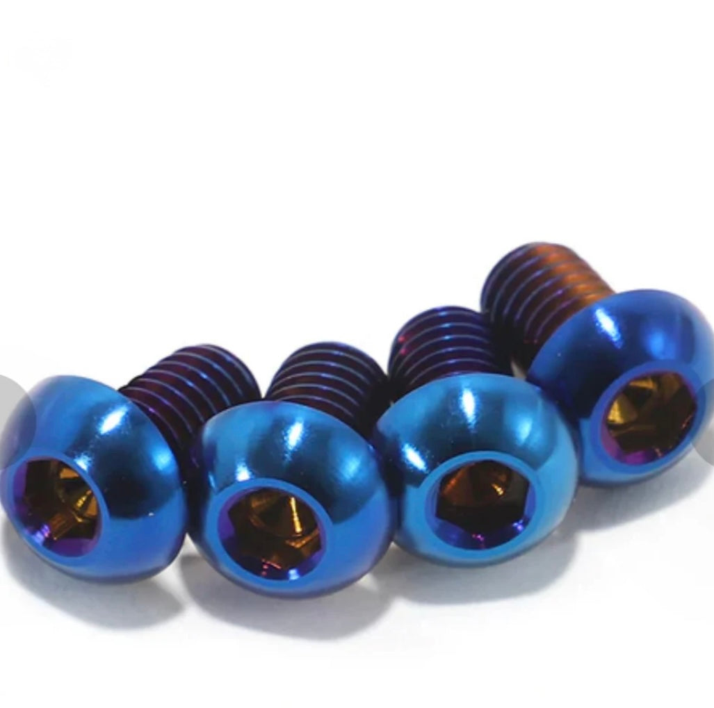 Side plastic titanium bolts (set of 8)