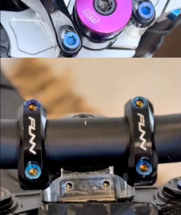 FULL DIRECT MOUNT TITANIUM BOLTS(set of 8)